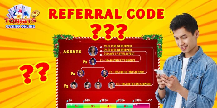 Instructions on how to join the referral code at tongits casino online