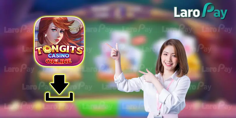 Instructions for download Tongits Casino Online on LaroPay